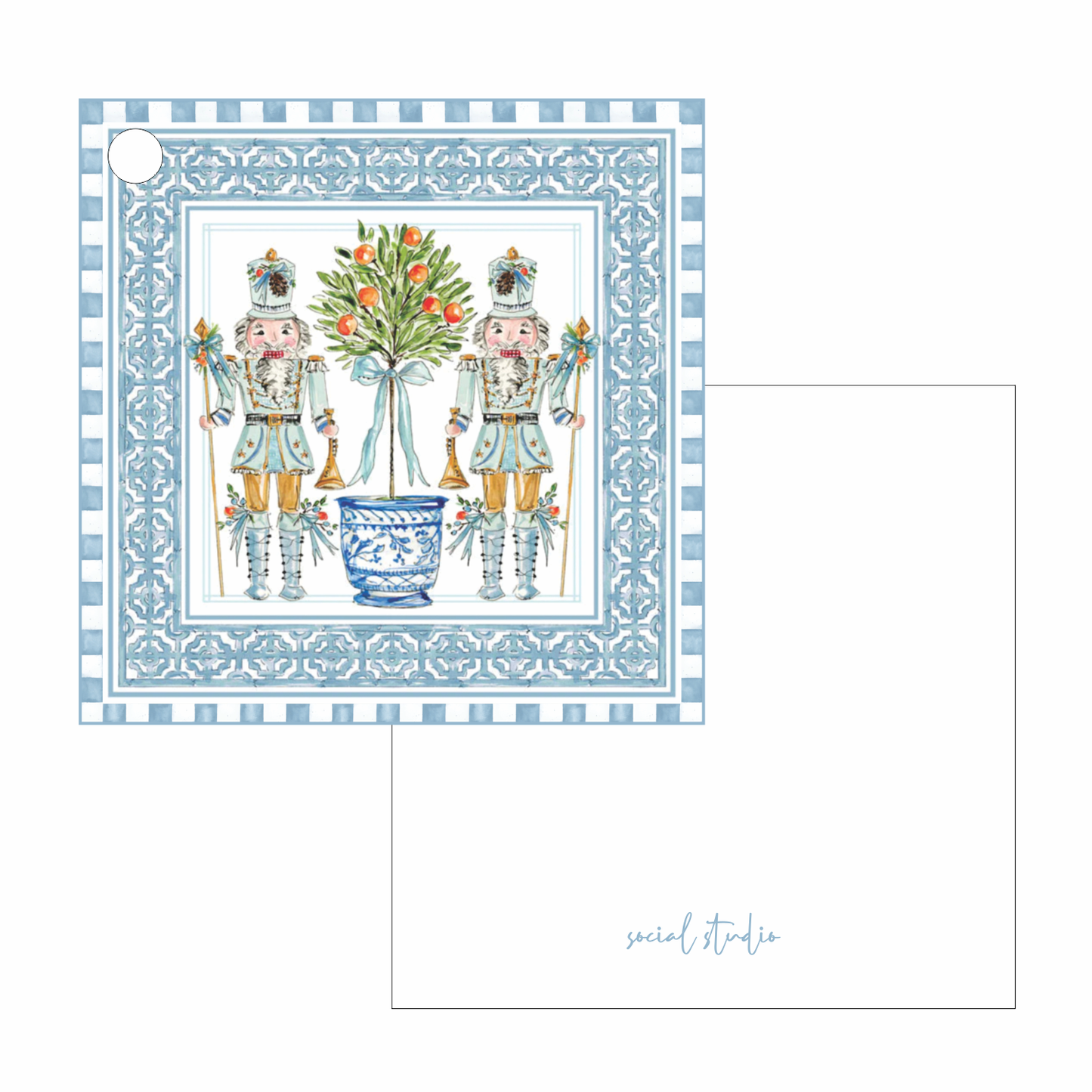 Gift Tags - Blue Nutcrackers