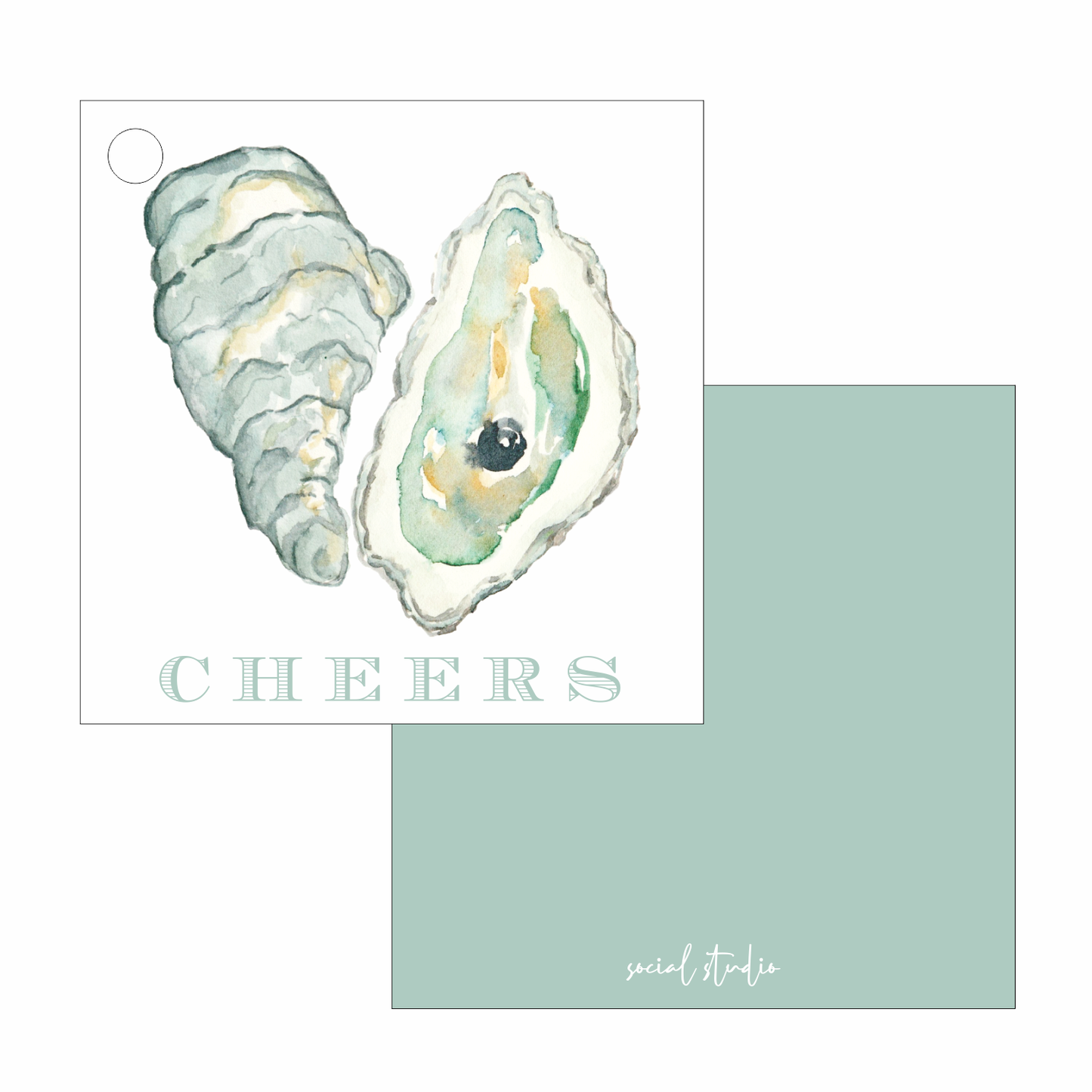 Gift Tags - Cheers Oysters
