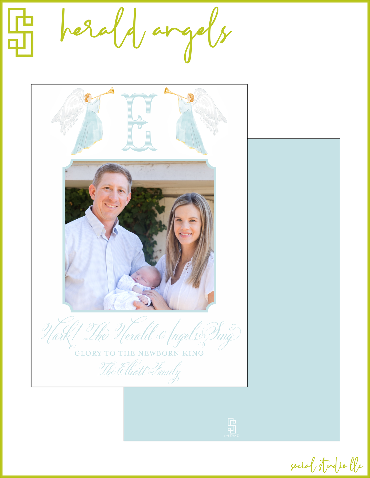 Herald Angels Holiday Card