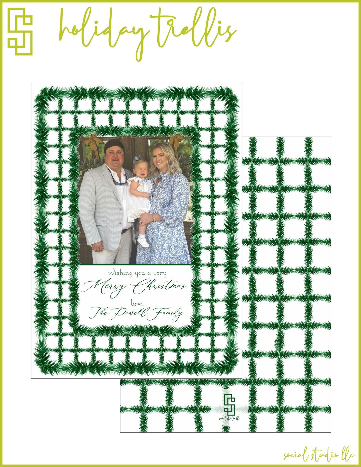 Holiday Trellis Card