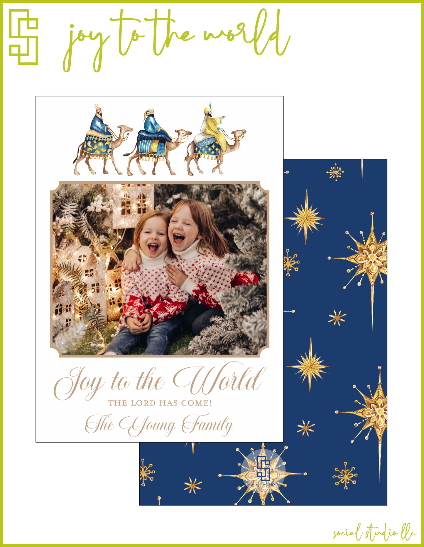 Joy to the World Holiday Card