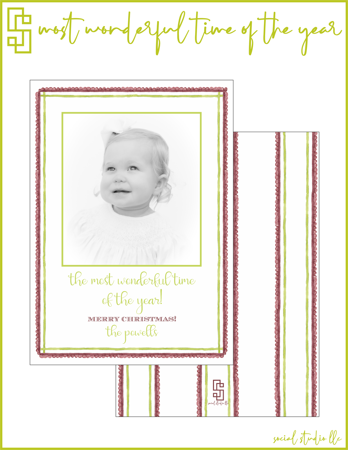 Most Wonderful Time of the Year Holiday Card