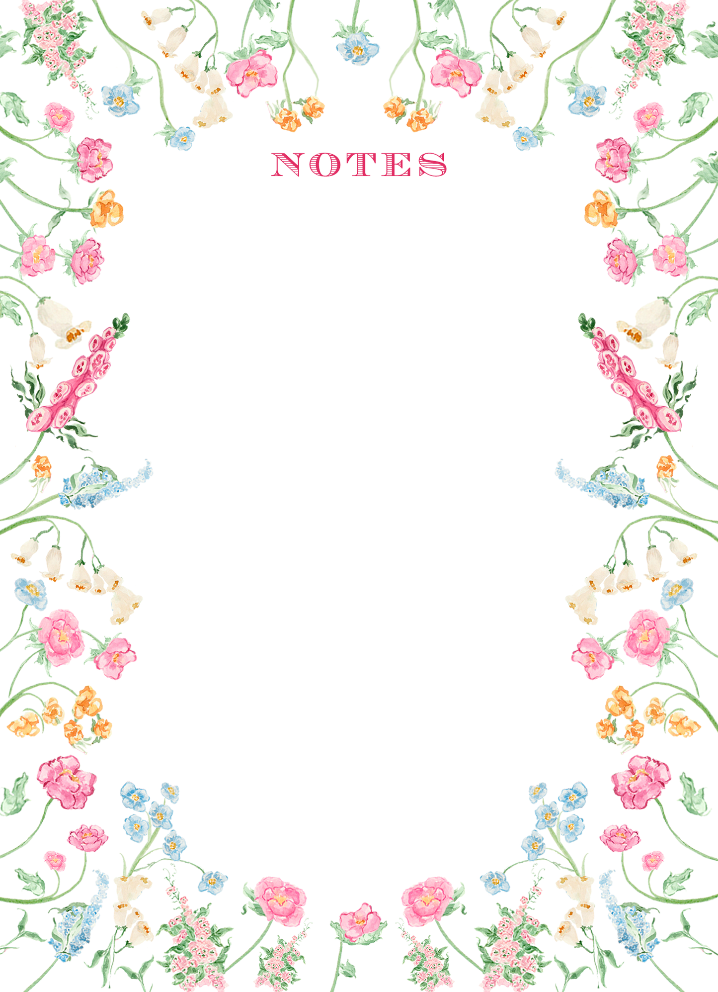 Notepad - Spring Florals