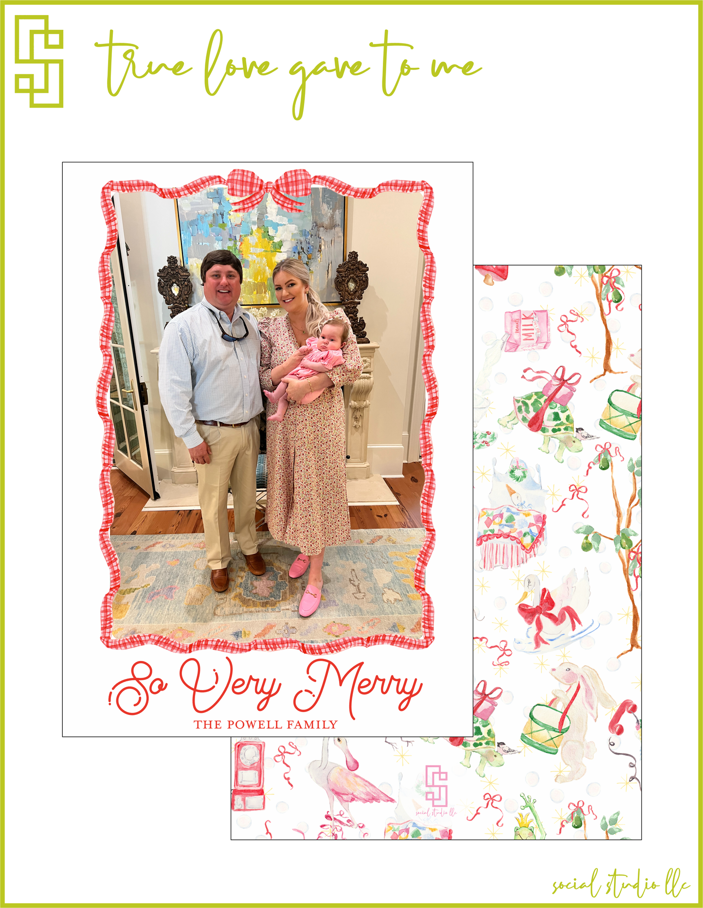 True Love Gave to Me Holiday Card