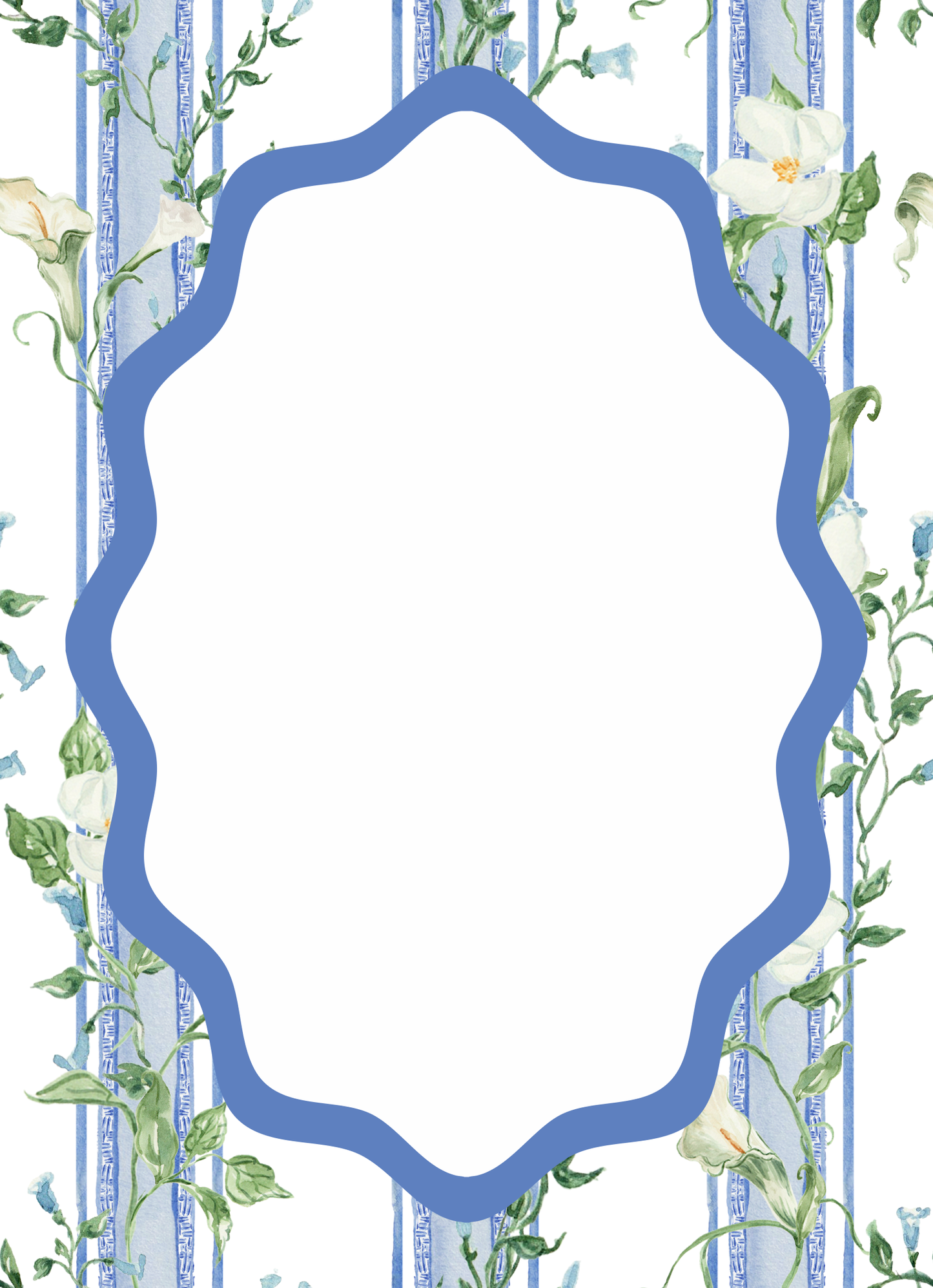 Notepad - Blue Wave Florals