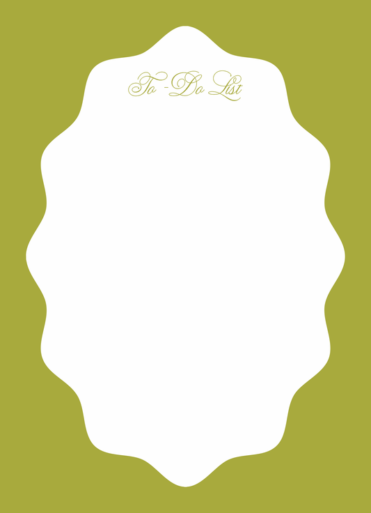 Notepad - Chartreuse To-Do List