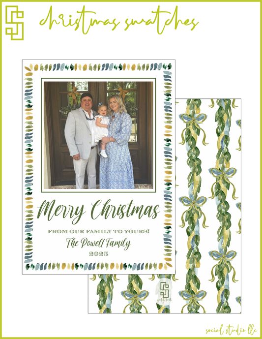 Christmas Swatches Holiday Card