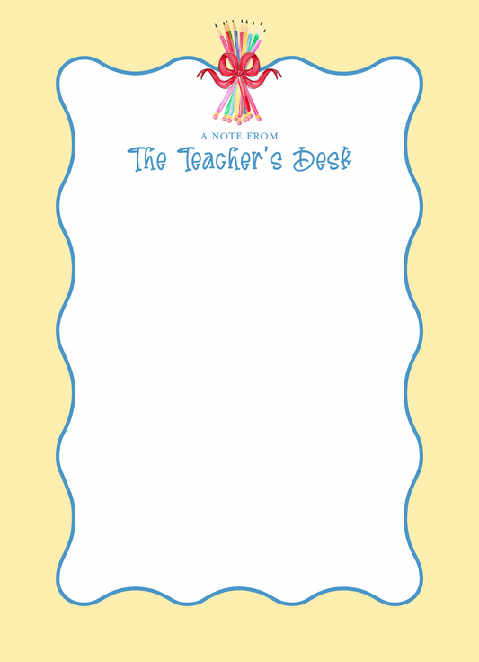 Notepad - From The Teacher's Desk