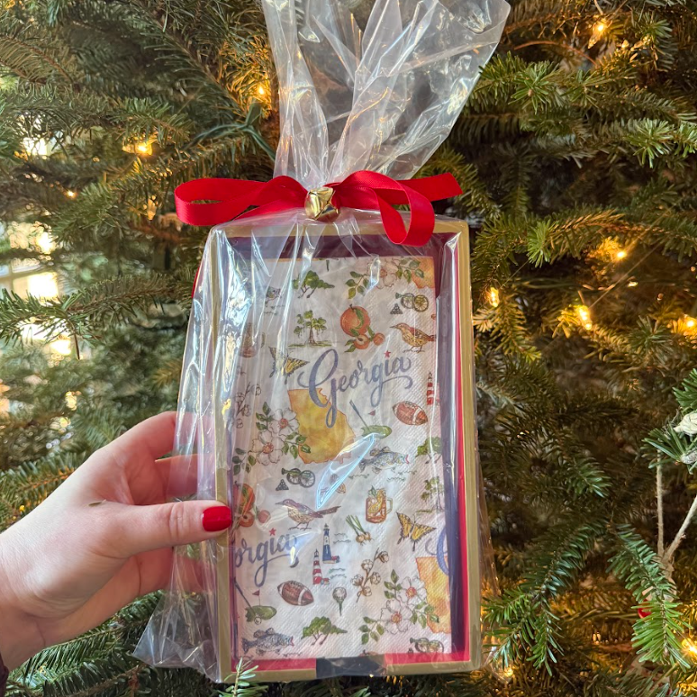 Georgia Guest Towels with Holder