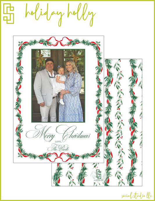 Holiday Holly Card