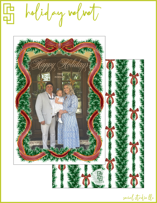 Holiday Velvet Card