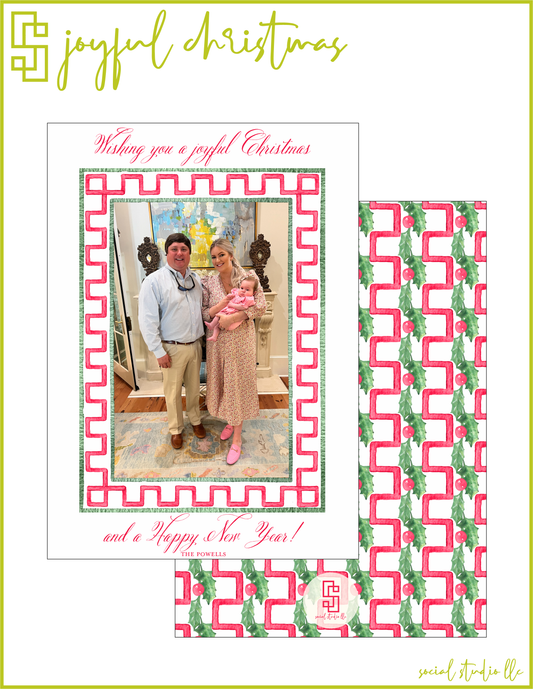 Joyful Christmas Holiday Card