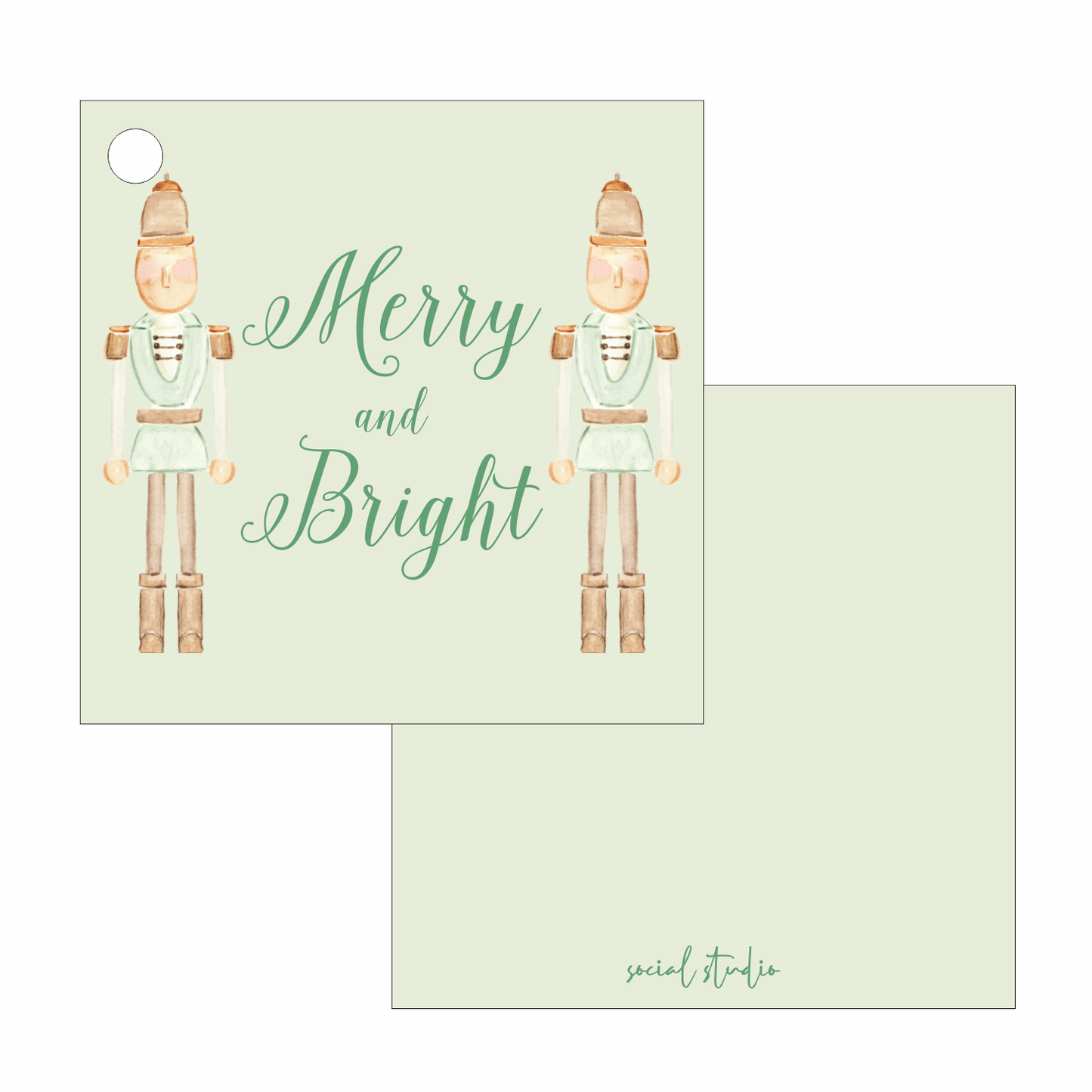 Gift Tags - Merry & Bright Nutcrackers