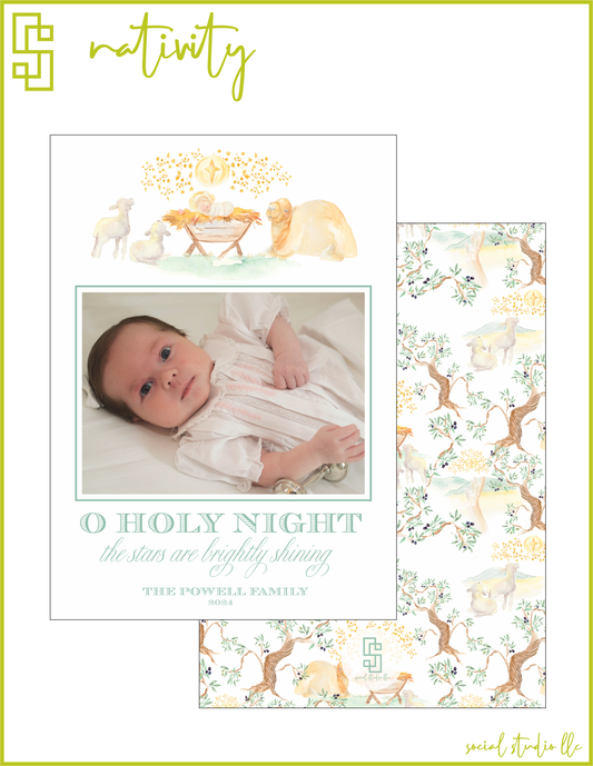 Nativity Holiday Card