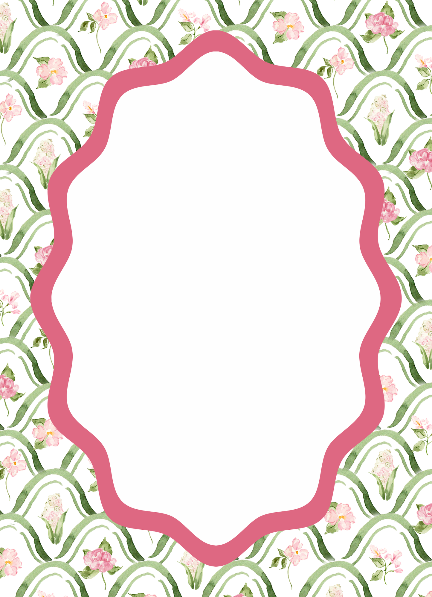 Notepad - Pink Wave Florals