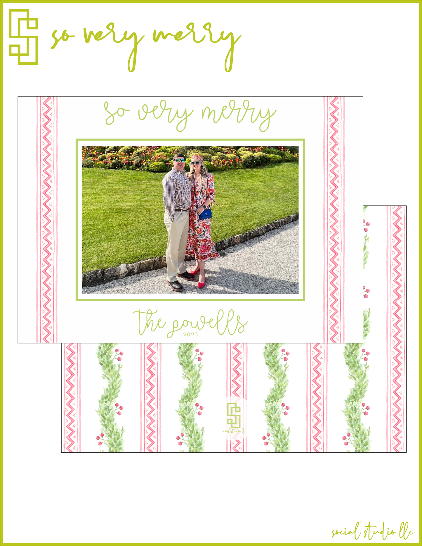 So Very Merry Holiday Card