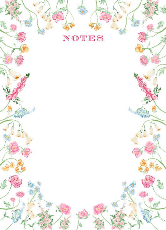 Notepad - Spring Florals