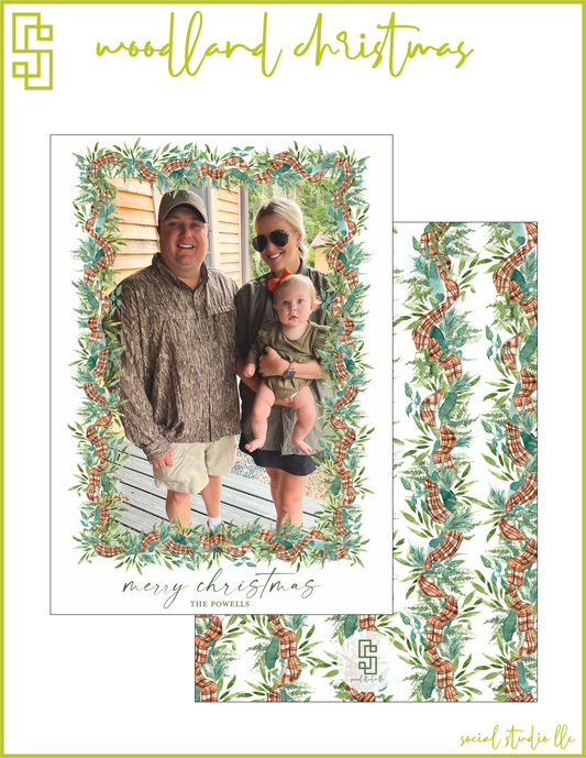 Woodland Christmas Holiday Card